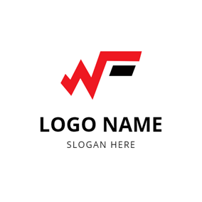 Red w Logo - Free Modern Logo Designs | DesignEvo Logo Maker
