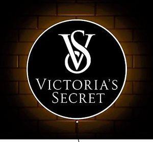 Victoria Secret Logo - VICTORIA SECRET LOGO BADGE SHOP SIGN LED LIGHT BOX GAMES ROOM SEXY ...