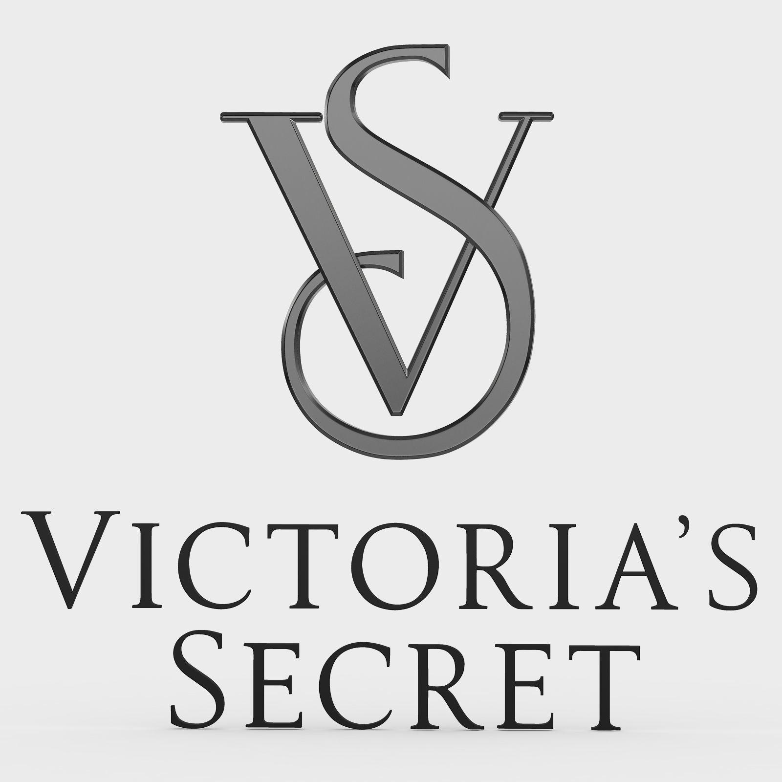 Victoria Secret Logo - victorias secret logo 3D model