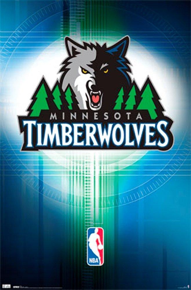 Timberwolves Logo - Minnesota Timberwolves Logo 10 Wall Poster