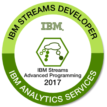 IBM Streams Logo - Badges: IBM Streams Advanced Programming - 2017 - IBM Skills Gateway ...