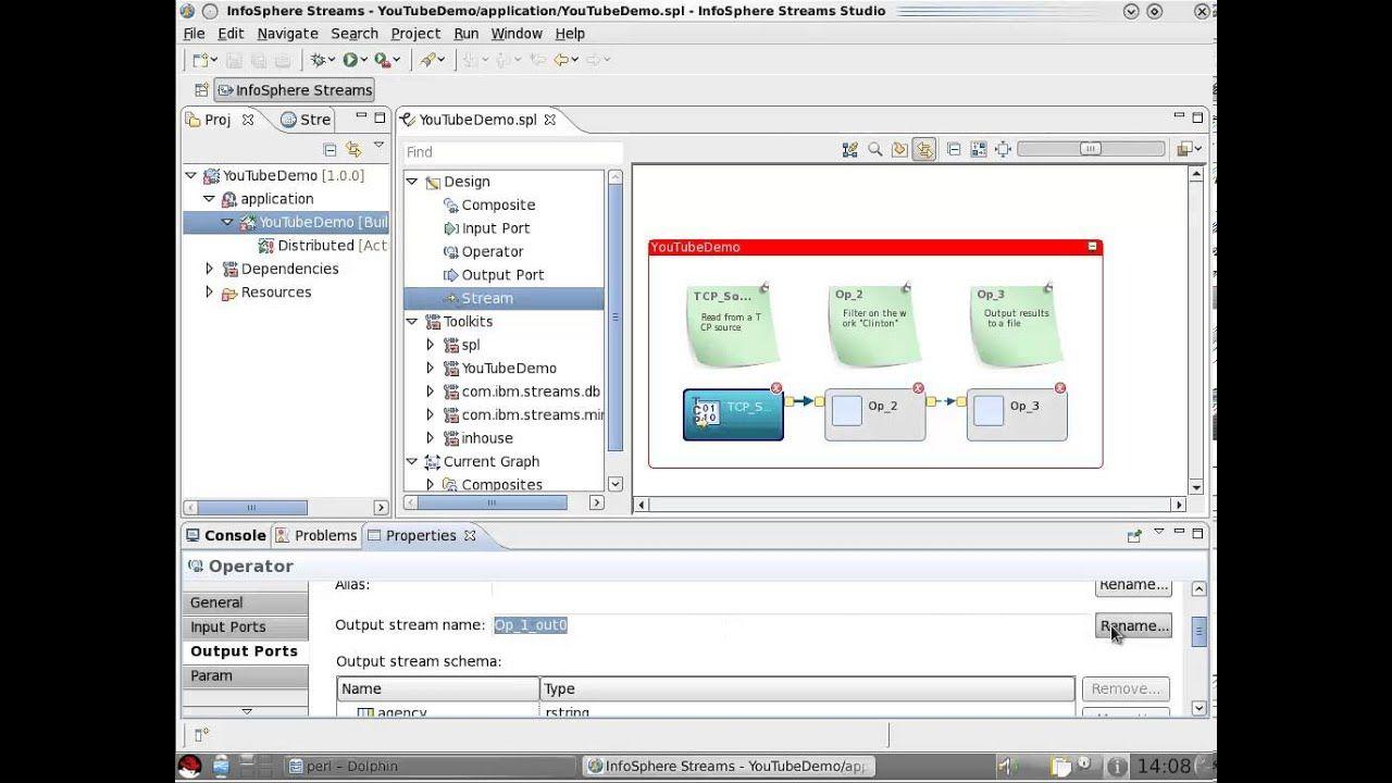 IBM Streams Logo - InfoSphere Streams V3 Streams Studio Graphical Program Development ...