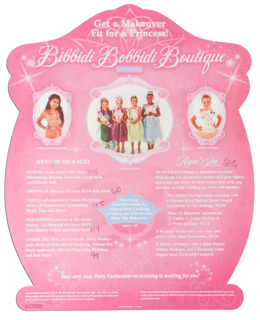 Bibbidi Bobbidi Boutique Logo - Bibbidi Bobbidi Boutique & The Pirates League on the Disney Fantasy ...