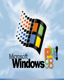 Windows 98 Plus Logo - Orginal Startup Screen For Windows 98 Plus Screenshot
