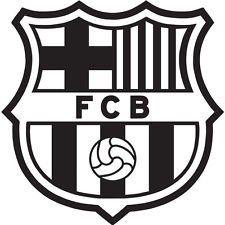 Black and White Soccer Teams Logo - Maple Enterprise FC Barcelona Soccer Team Logo Vinyl