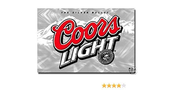 Silver Bullet Coors Light Logo - Coors Light Logo Poster the Silver Bullet Rare 24x36
