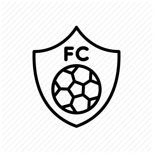 Black and White Soccer Teams Logo - Badge, club, football, shield, soccer, team icon