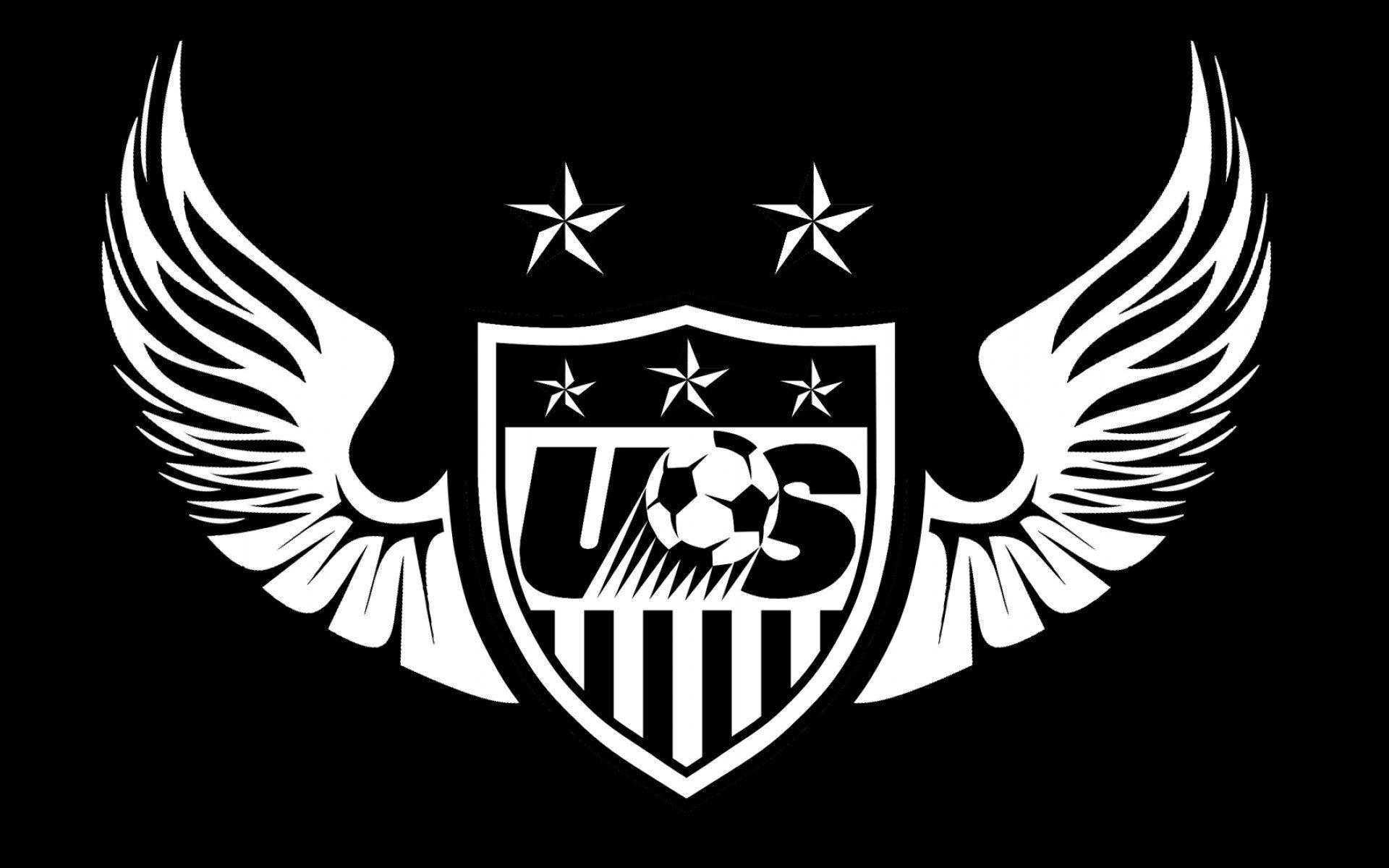 Black and White Soccer Teams Logo - U.S. Soccer Wallpaper