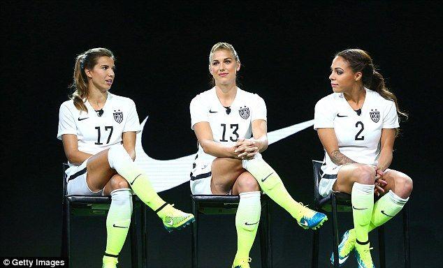 Black and White Soccer Teams Logo - USA women's soccer team launch new black and white kits ahead of ...