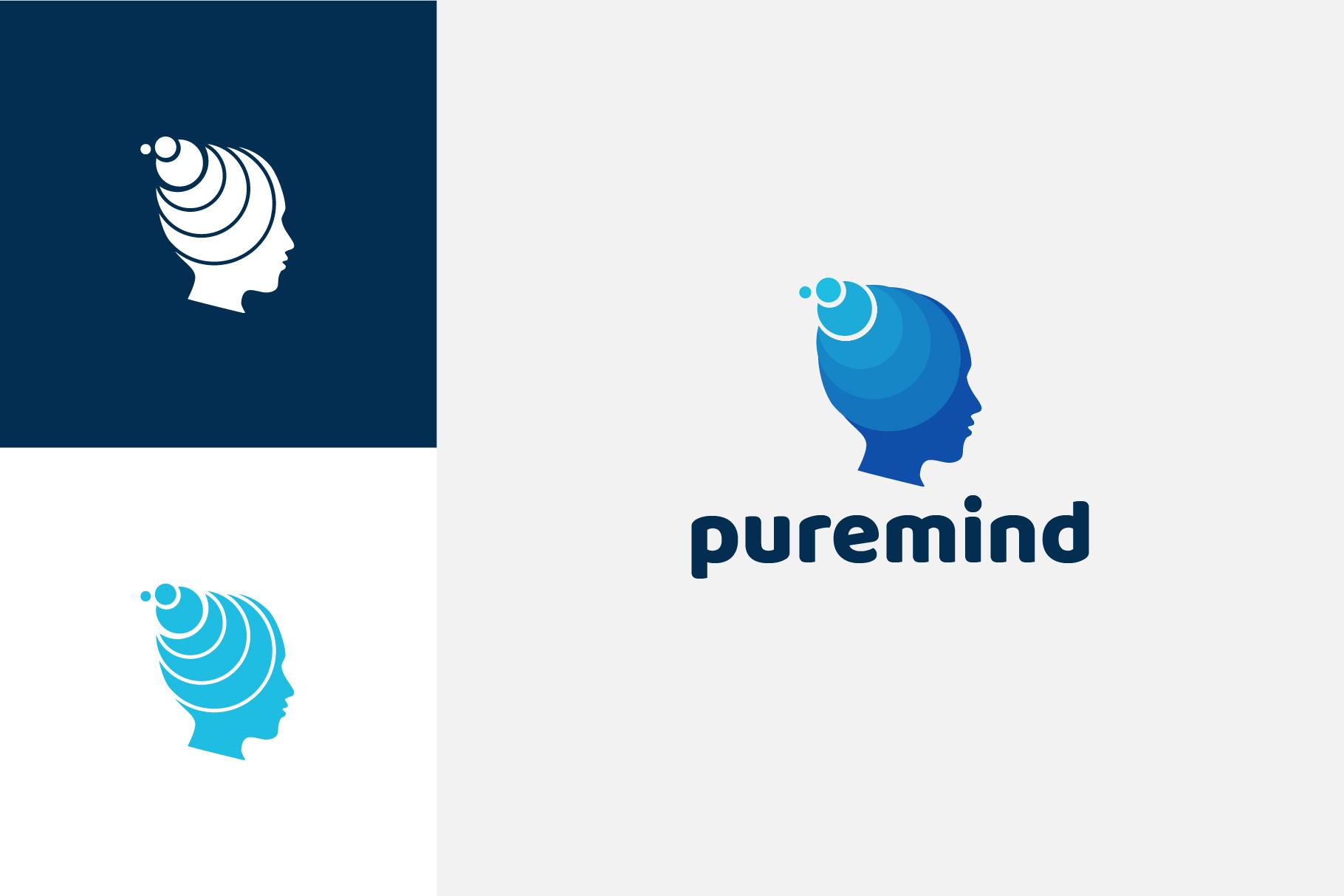 Mind Logo - Pure Mind Logo - Fitra Logo