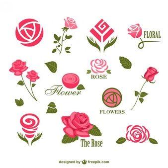 Painting Flower Logo - Roses Vectors, Photos and PSD files | Free Download