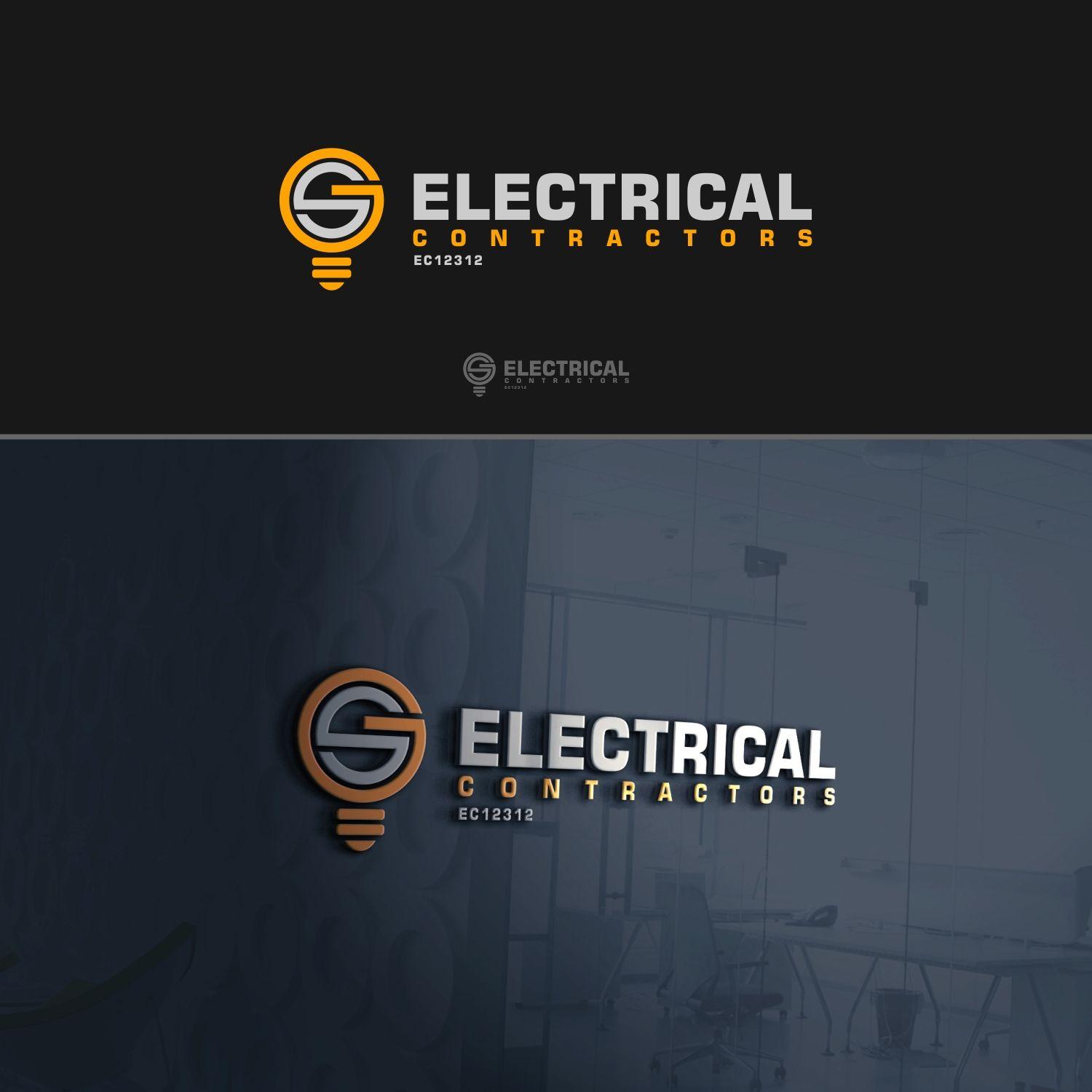 Electrical Contractor Logo - Modern, Masculine, Electrician Logo Design for SG Electrical