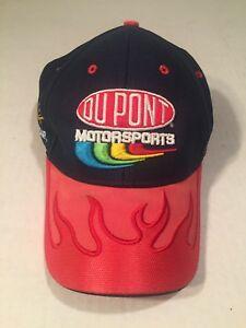 Small Dupont Logo - NASCAR Jeff Gordon Hat Cap Dupont Racing Logo Embroidered Fitted
