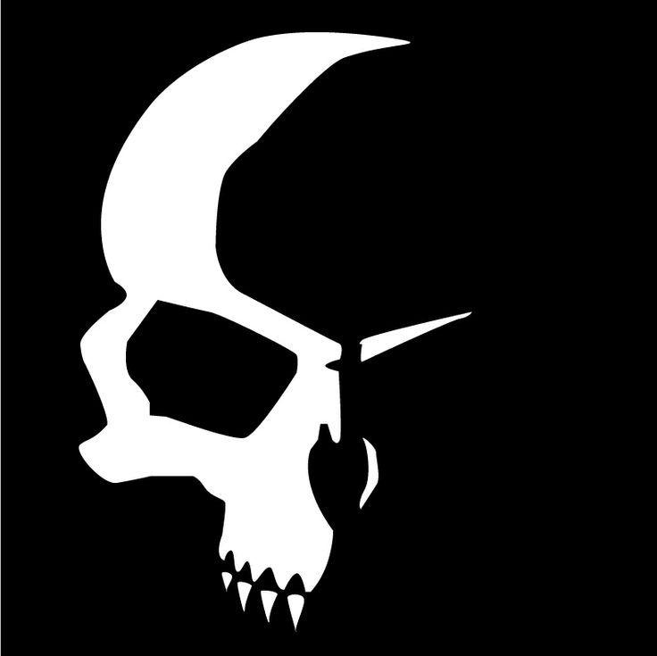 Black and White Skull Logo - Skull Logos