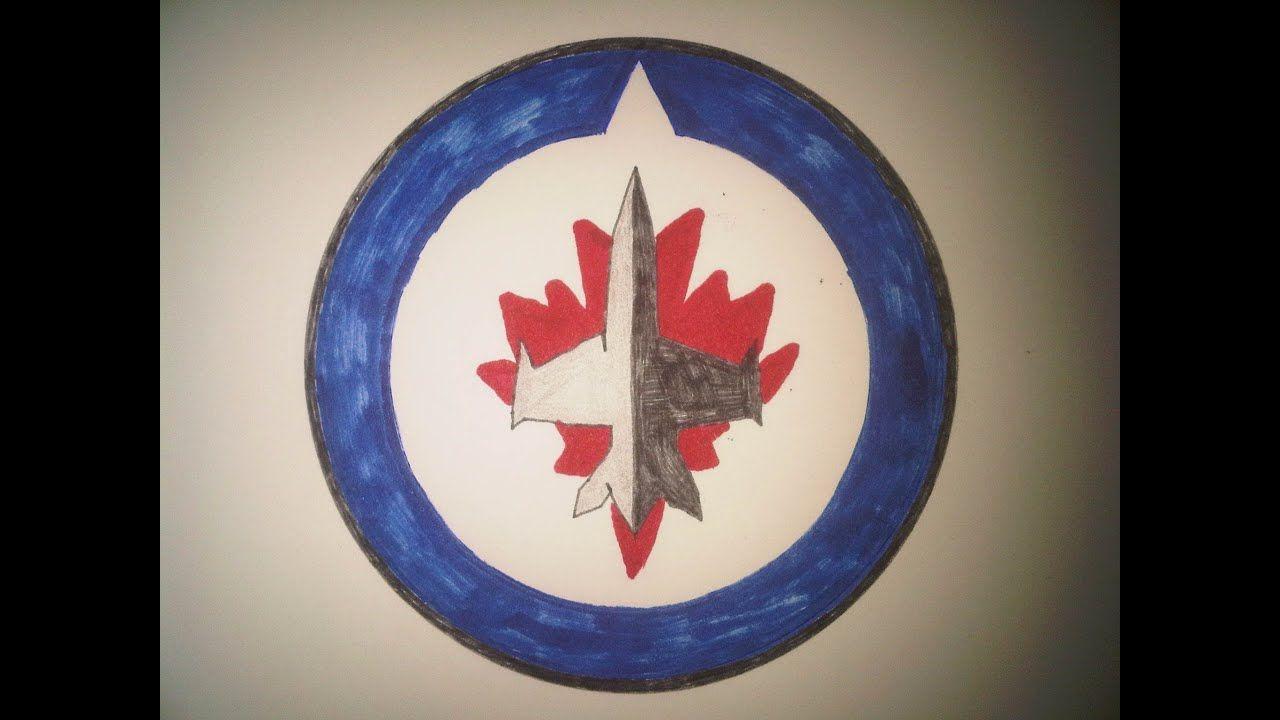 Winnipeg Jets Logo - How to Draw the Winnipeg Jets logo - YouTube