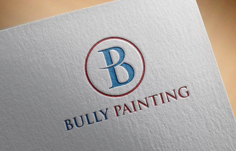 Painting Flower Logo - Elegant, Playful, Painting Logo Design for Bully Painting