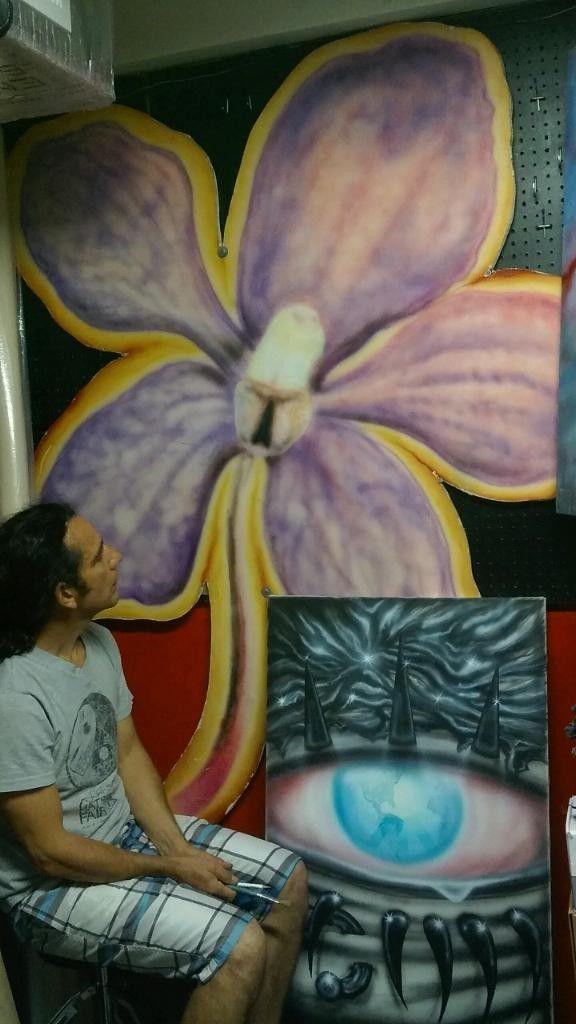 Painting Flower Logo - Wallflower Gallery, Influential Miami Art Space, Gets a Revival at ...