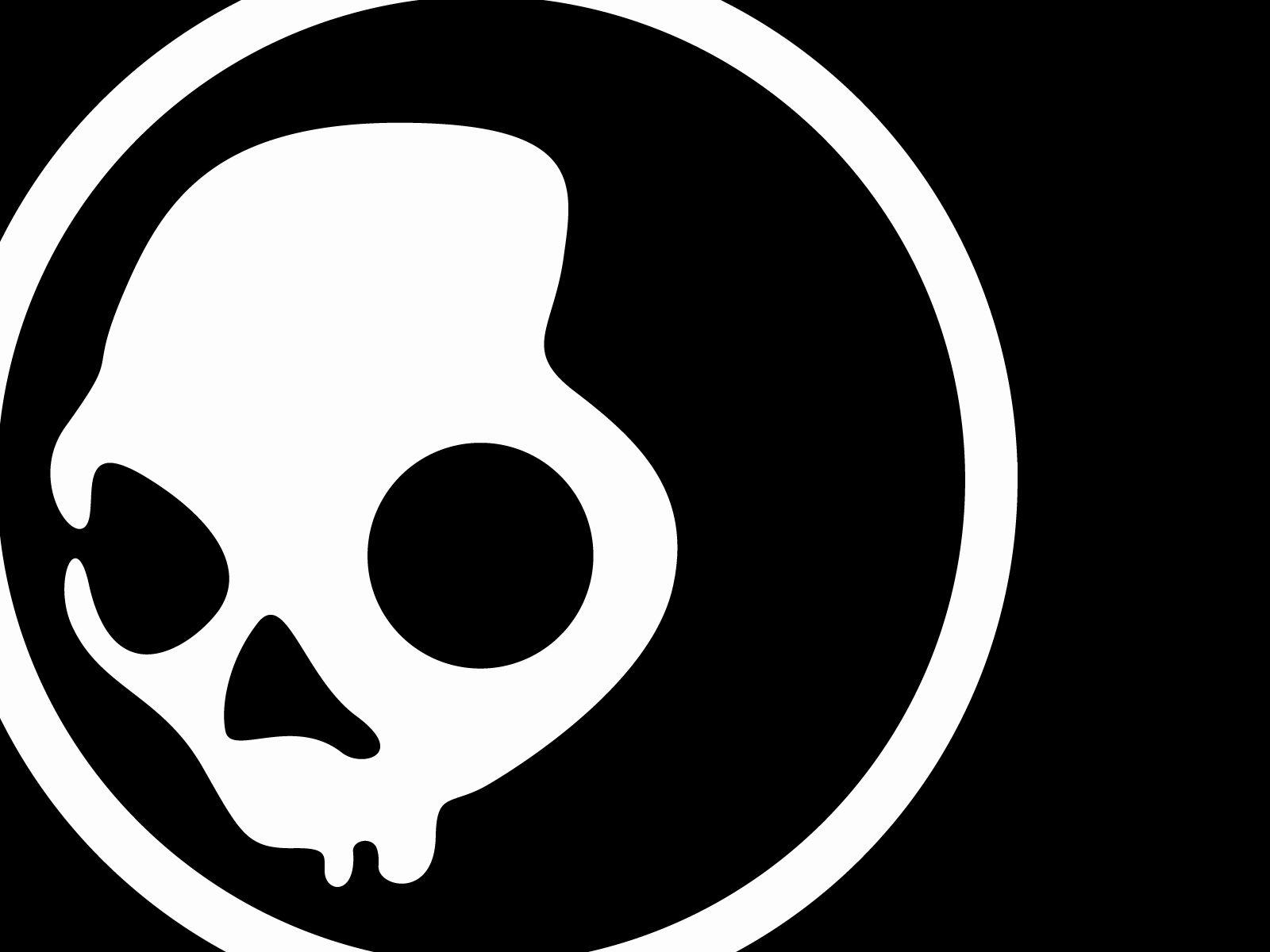 Black and White Skull Logo - Skeleton Logos