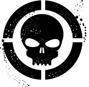 Skull Black and White Logo - Skull free vector download (671 Free vector) for commercial use ...