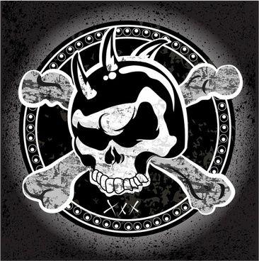 Black and White Skull Logo - Svg skull free vector download (85,535 Free vector) for commercial ...