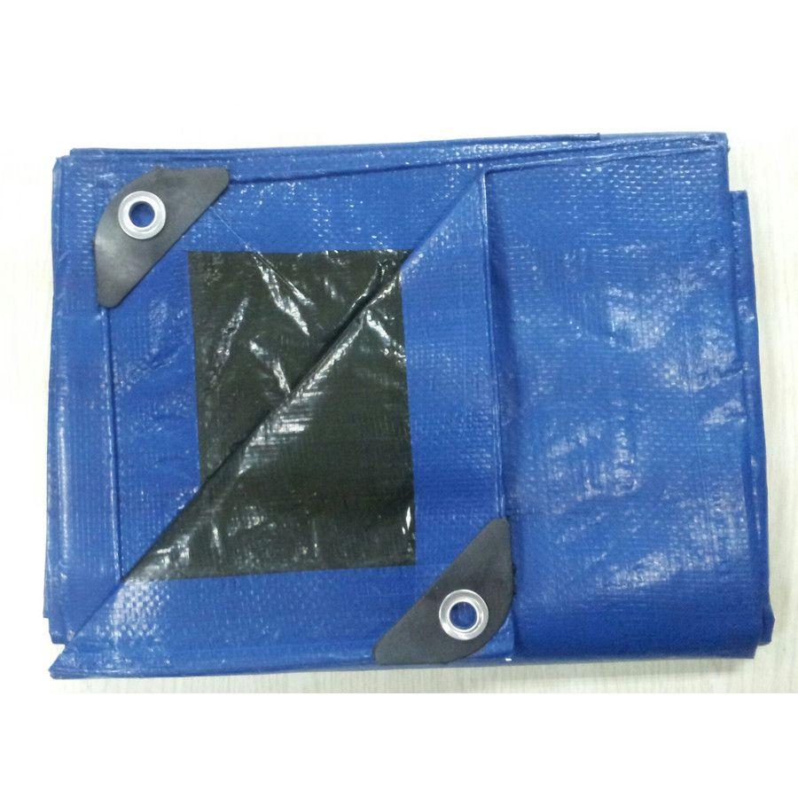 Rectangel in Blue Blue Hawk Logo - Blue Hawk 9 Ft X 12 Ft Plastic Tarp At Lowes.com
