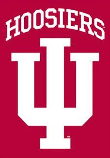 IU Hoosiers Logo - Indiana Hoosiers IU Logo Poster Banner - Indiana University Premium ...