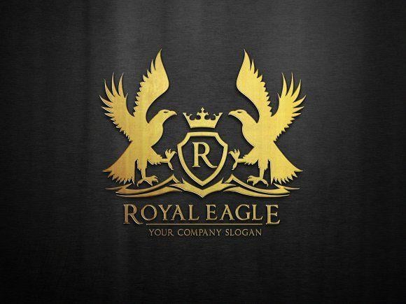 Golden Eagle Logo - Royal Eagle Logo Templates Creative Market