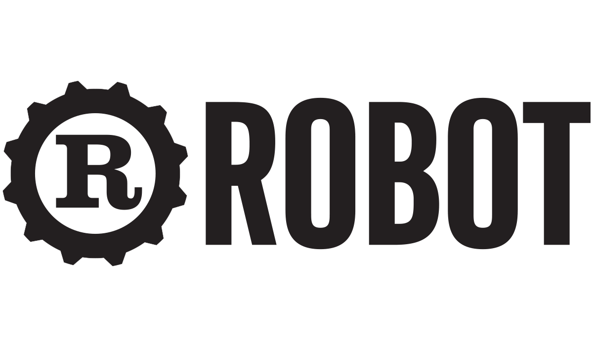 Black Robot Logo - Robot Creative | Branding, Web Design, Marketing & Social