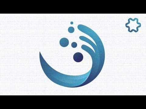 Circle Water Logo - illustrator logo design tutorial water logo