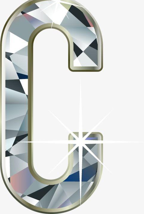 C in Diamond Logo - Diamond Letter C, Diamond Clipart, Letter Clipart, Diamond Letter