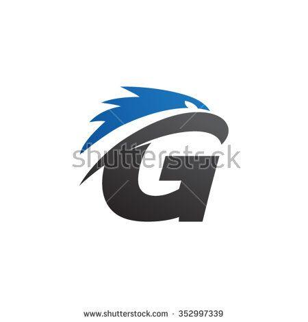 Blue Eagle Head Logo - letter g eagle head logo blue | Logos and Letters | Logos, Lettering ...