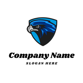 Blue Eagle Head Logo - Free Eagle Logo Designs | DesignEvo Logo Maker