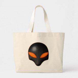 Alien with Orange Eyes Logo - Alien Orange Gifts on Zazzle
