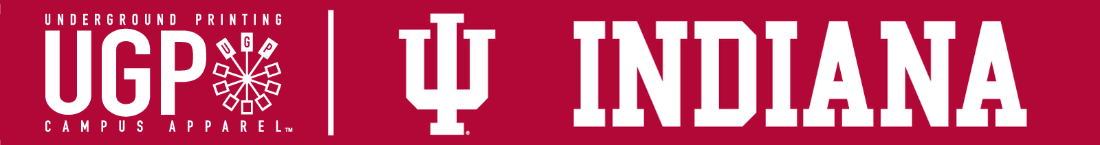 IU Hoosiers Logo - Indiana Apparel, IU Hoosiers Gear - Underground Printing