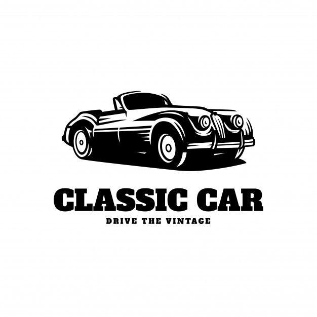 Old Car Logo - Classic car logo Vector | Premium Download