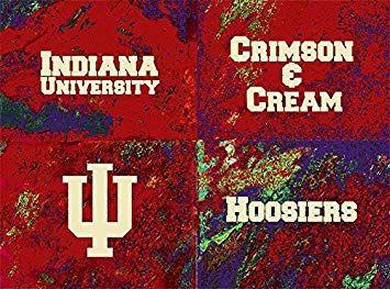 IU Hoosiers Logo - Amazon.com: Worhol's Indiana University Logo - Print - IU - Hoosiers ...