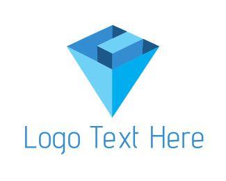 C in Diamond Logo - Logo Maker - Customize this 