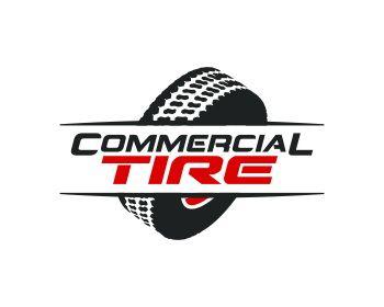 Tire Logo - Logo design entry number 39 by badluke | COMMERCIAL TIRE logo contest
