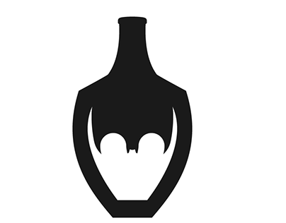 Black Bat Drink Logo - Check out new work on my @Behance portfolio: 