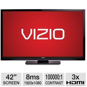 Vizio Internet Apps Logo - Vizio E422AR 42 Class LCD HDTV, 1920 x 60Hz, 100000:1