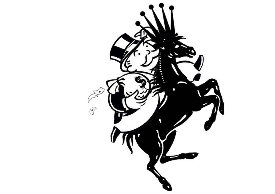 Man On Horse Logo - Entry #6 by FotisManos for Illustrate The Monopoly Man Riding The ...