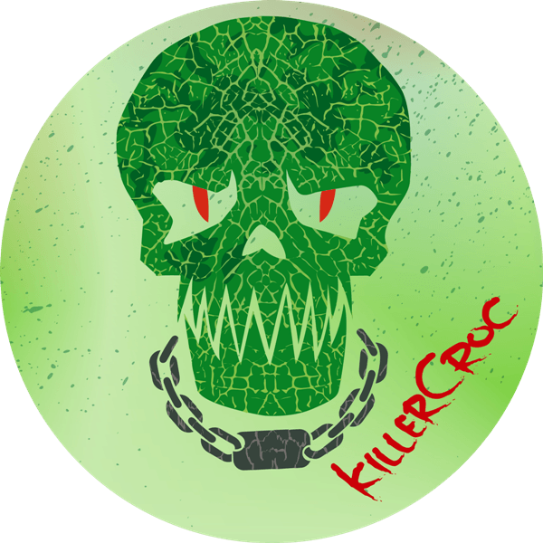 Killer Croc Logo - Killer Croc Sticker car