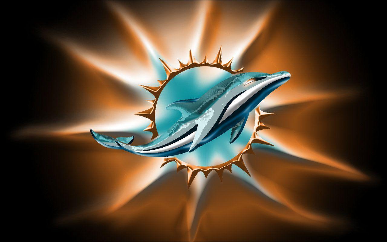 New Dolphins Logo - Miami Dolphins New Logo Wallpaper. Miami Dolphins [New Logo]