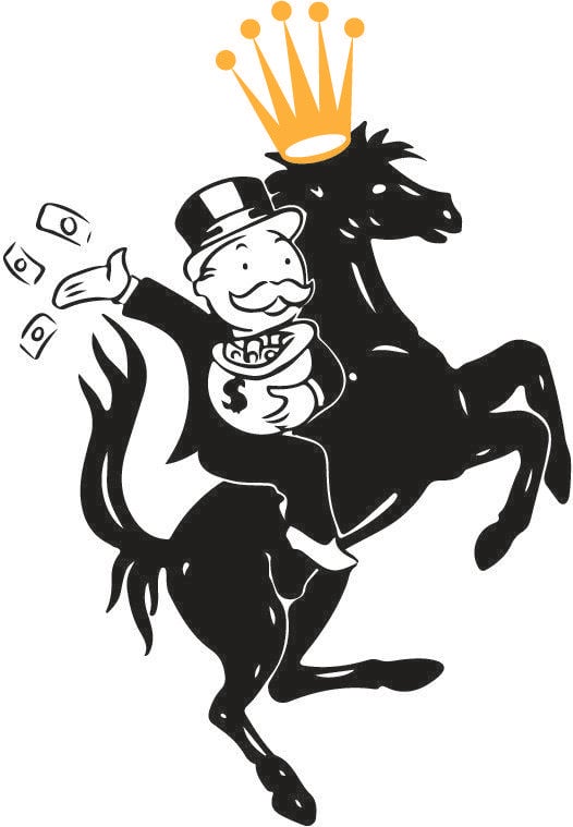 Man On Horse Logo - Entry by irvsat for Illustrate The Monopoly Man Riding