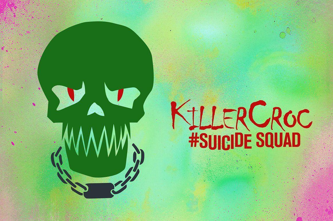 Killer Croc Logo - Killer Croc Suicide Squad Vector Illustrations Creative Market