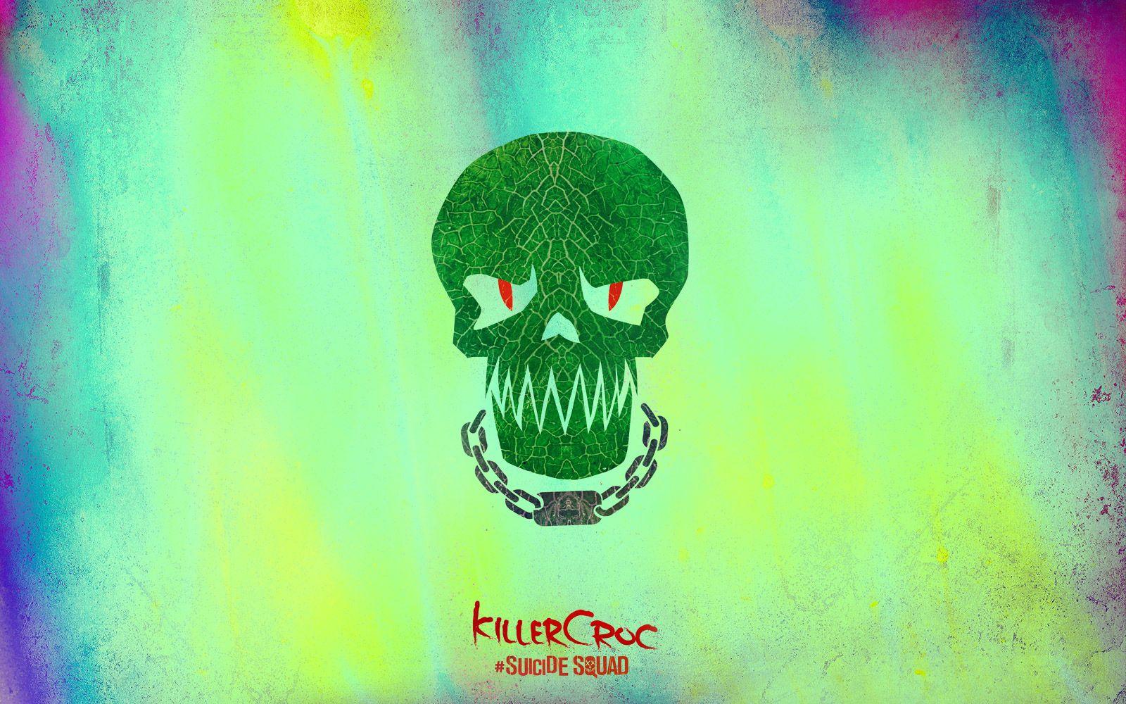 Killer Croc Logo - Suicide Squad Обои Suicide Squad Skull Обои Croc HD Обои