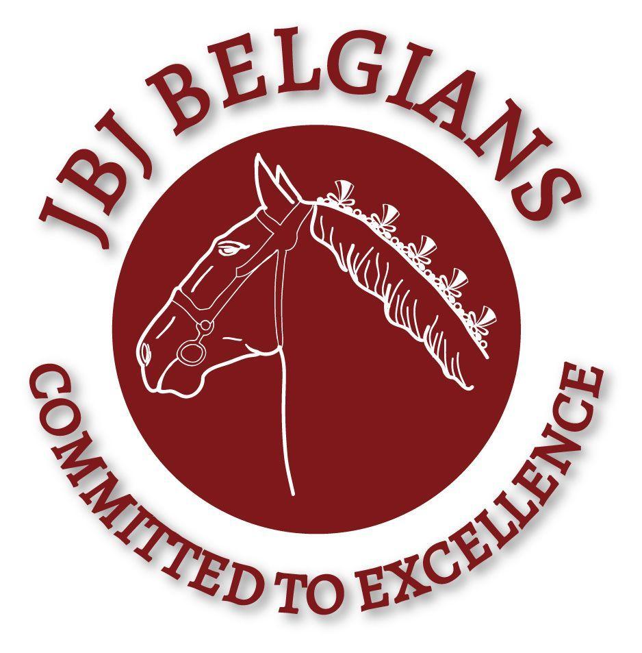 Man On Horse Logo - Fun designing a logo for a man that breeds Belgian Draft Horses