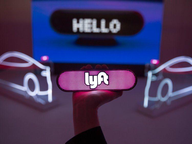 New Lyft Logo - Lyft launches Amp device, ditches mustache