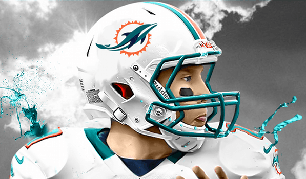New Dolphins Logo - New Miami Dolphins Logo & Tannehill pees sitting down