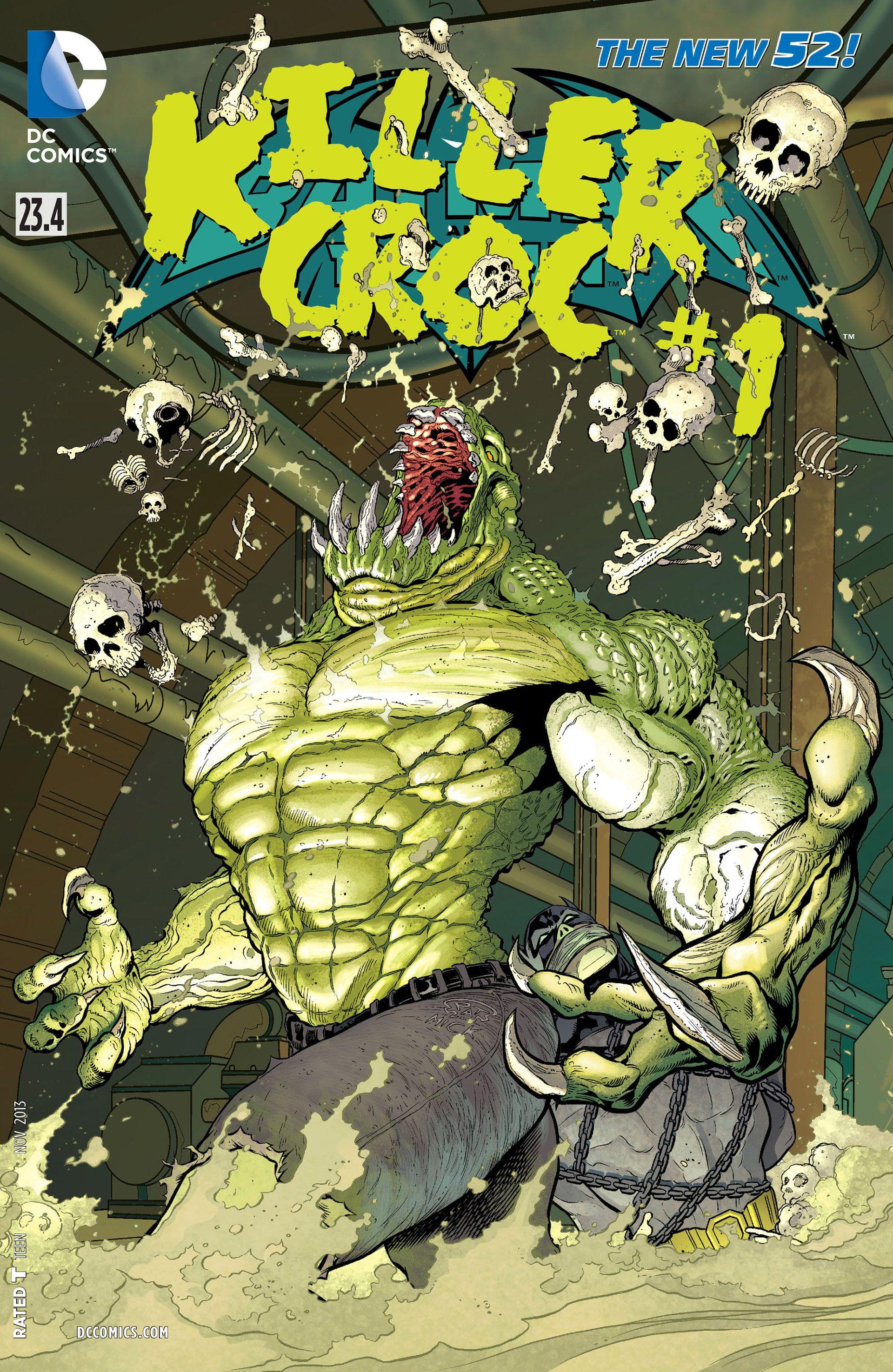 Killer Croc Logo - Batman and Robin Vol 2 23.4: Killer Croc